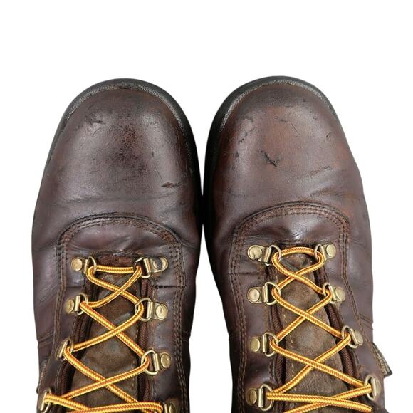 Red Wing Shoes Mens 12 Work Boot Leather Irish Setter Safety Toe Waterproof Ely - Picture 12 of 16